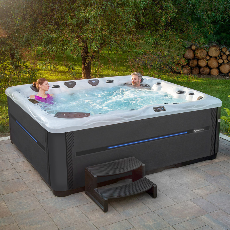couple in a hot tub